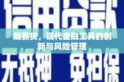 竹塘随薪贷，现代金融工具的创新与风险管理