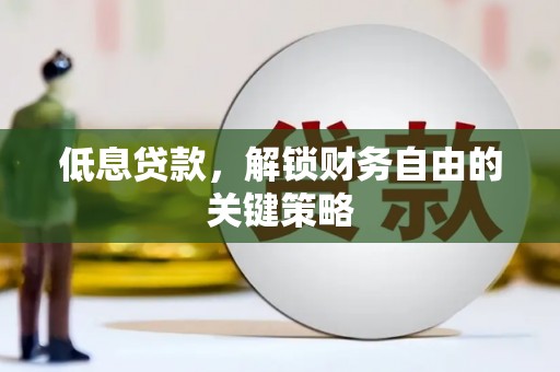 竹塘低息贷款，解锁财务自由的关键策略