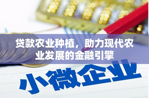 竹塘贷款农业种植，助力现代农业发展的金融引擎