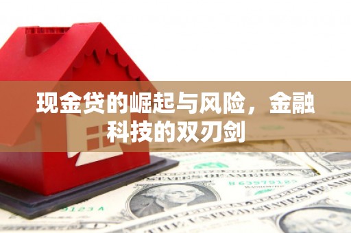 竹塘现金贷的崛起与风险，金融科技的双刃剑