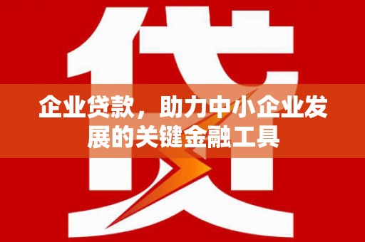 竹塘企业贷款，助力中小企业发展的关键金融工具