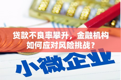 竹塘贷款不良率攀升，金融机构如何应对风险挑战？