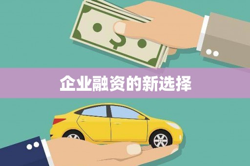 竹塘企业融资的新选择