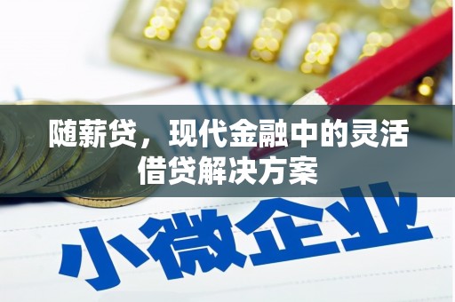 竹塘随薪贷，现代金融中的灵活借贷解决方案