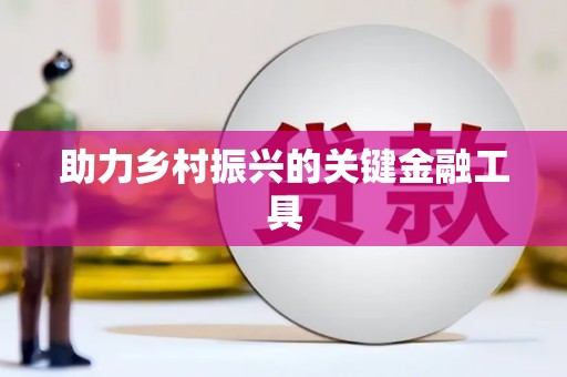 竹塘助力乡村振兴的关键金融工具