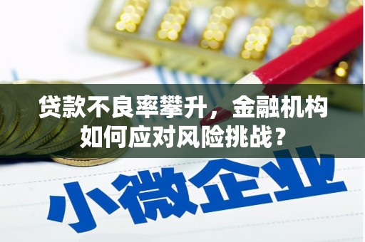 竹塘贷款不良率攀升，金融机构如何应对风险挑战？