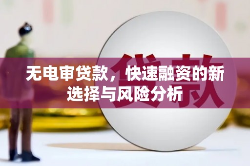 竹塘无电审贷款，快速融资的新选择与风险分析