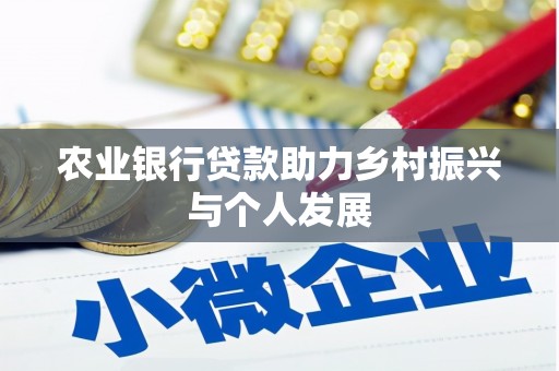 竹塘农业银行贷款助力乡村振兴与个人发展