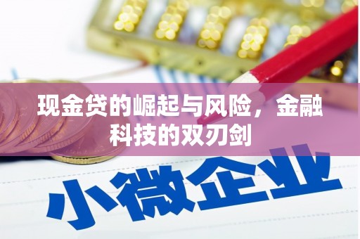 竹塘现金贷的崛起与风险，金融科技的双刃剑