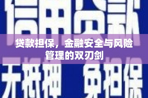 竹塘贷款担保，金融安全与风险管理的双刃剑