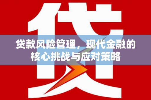 竹塘贷款风险管理，现代金融的核心挑战与应对策略