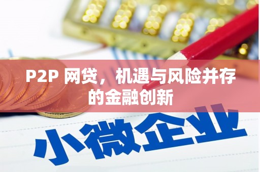 竹塘P2P 网贷，机遇与风险并存的金融创新