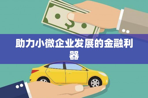 竹塘助力小微企业发展的金融利器
